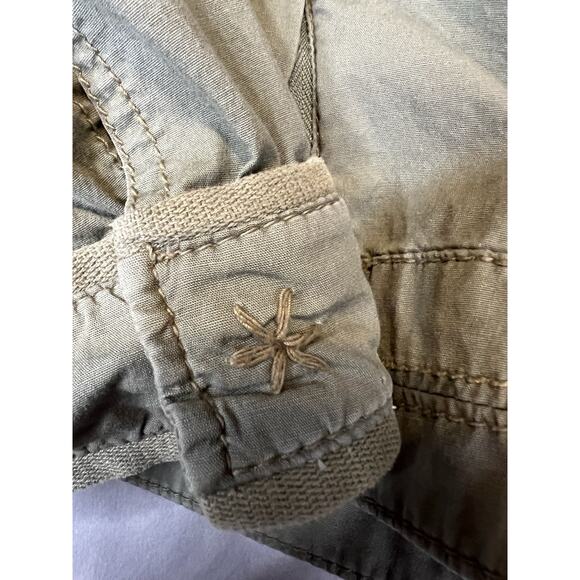 DKNY Active Utility Jacket Women’s Lightweight Zip Button Olive Green Small - Picture 5 of 9